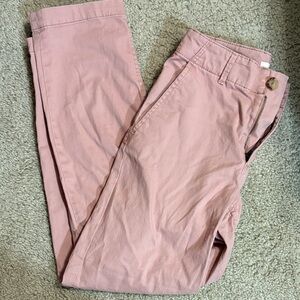 LOFT Pink Straight Leg Pants